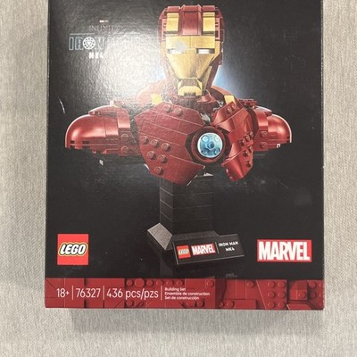 LEGO Marvel Iron Man Helmet 76327 436 Pieces 18+ Complete Set