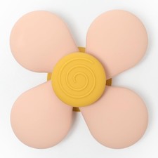 Silicone Suction Spinner Toy for Toddlers Sensory Travel Bath Play