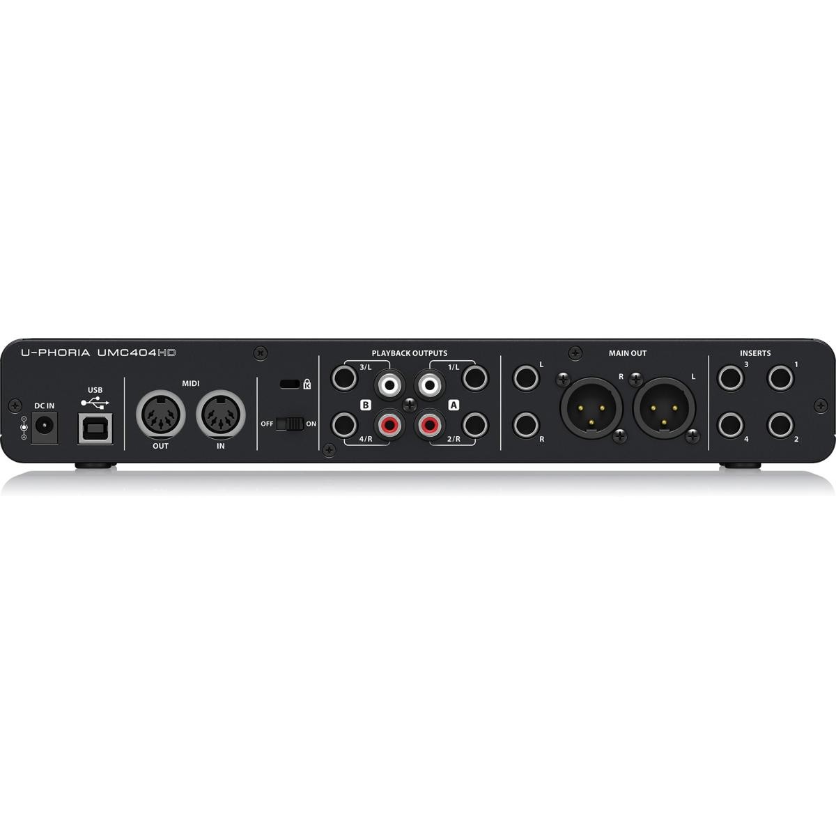 Behringer U-PHORIA UMC404HD - USB 2.0 Audio/MIDI Interface