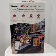 Therm Pro 4 Probe Bluetooth Remote Meat Thermometer TP-25