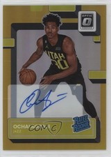 2022 Panini Donruss Optic Gold Prizm Signatures 1/10 Ochai Agbaji #205 Auto 09w2