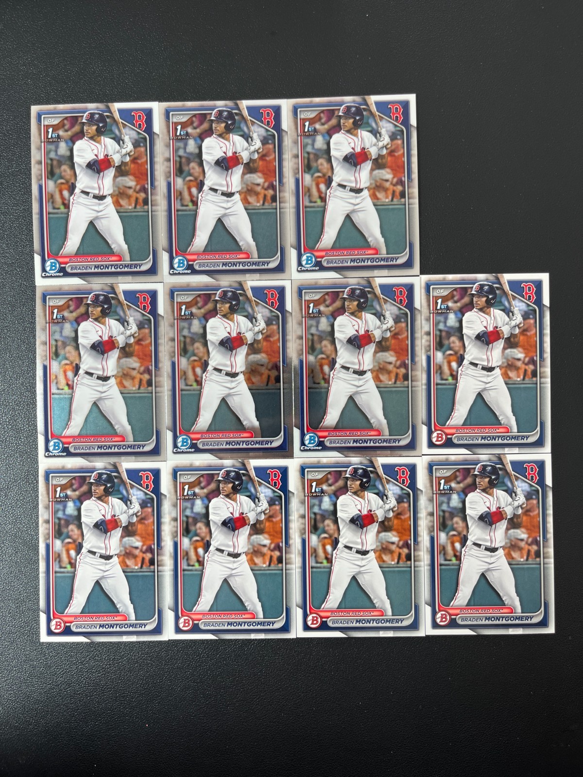 2024 Bowman Draft Braden Montgomery 1st Prospect Chrome Base Lot11 BJBY
