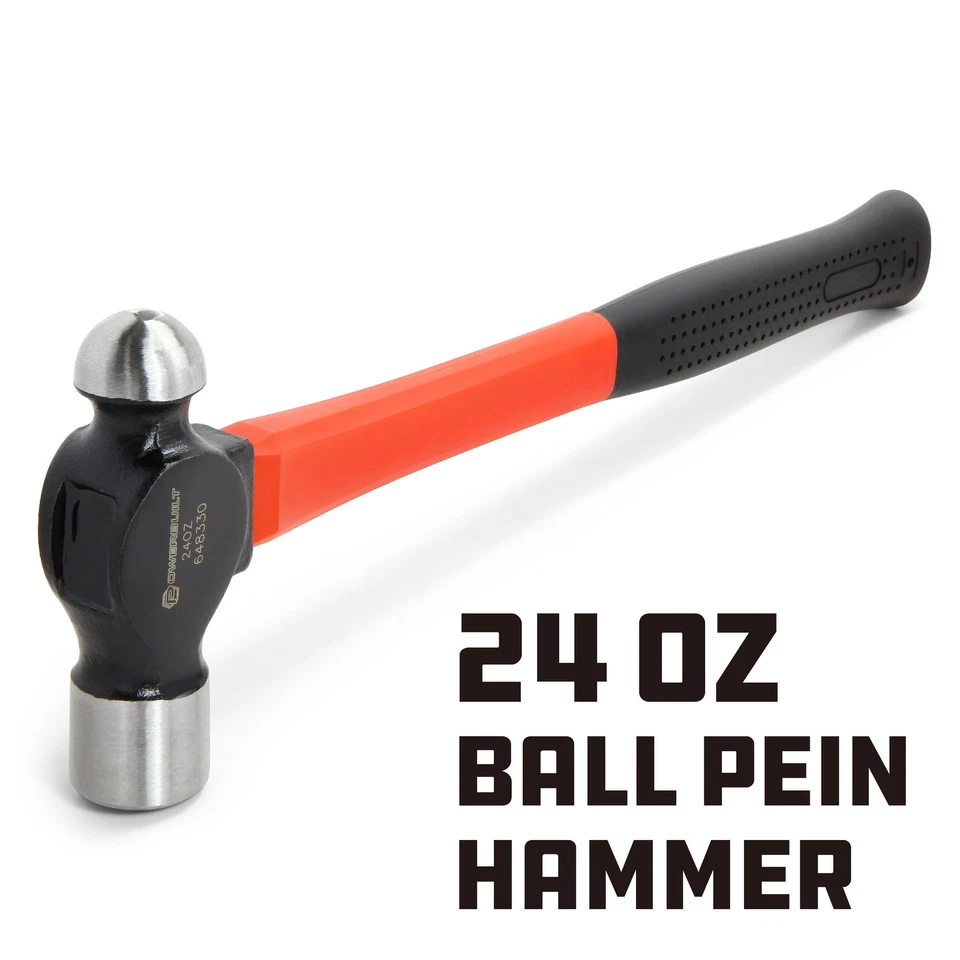 Powerbuilt 24 Ounce Ball Peen Hammer - 648330 - Image 2 of 4