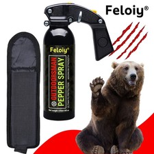 Feloiy Bear Spray 16oz w/ Holster Powerful Stream Strongest Legal Formula
