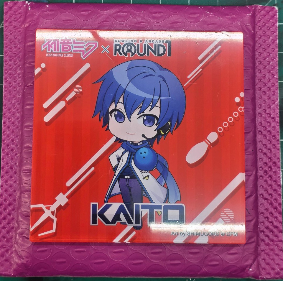 Hatsune Miku x Round1 Collab Kaito Vocaloid Coaster US Seller
