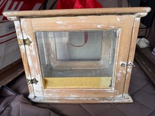 Antique Countertop Display Case Wood Ristic Vintage Apothecary Cabinet