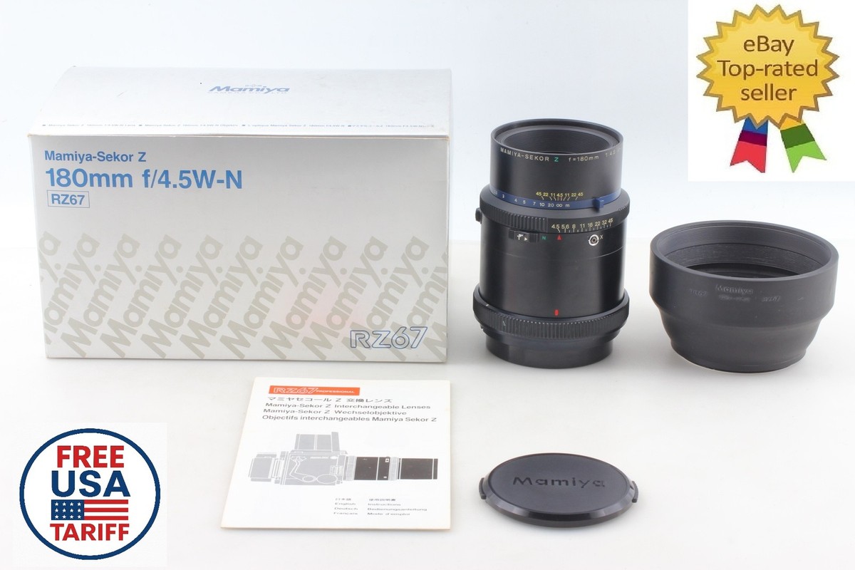 MAMIYA SEKOR Z 180mm F4.5 W-N RZ67用 Unused In Box] Mamiya Sekor Z 180mm f/4.5 W-N Lens For RZ67 Pro II