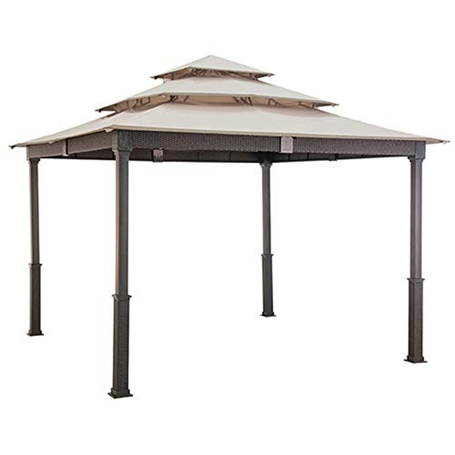 Top Cover For The Triple 10x10 Wicker Gazebo ...