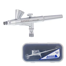 Master G25 Dual-Action Gravity AIRBRUSH Set Kit 0.2 Detail Spray Auto Hobby Art