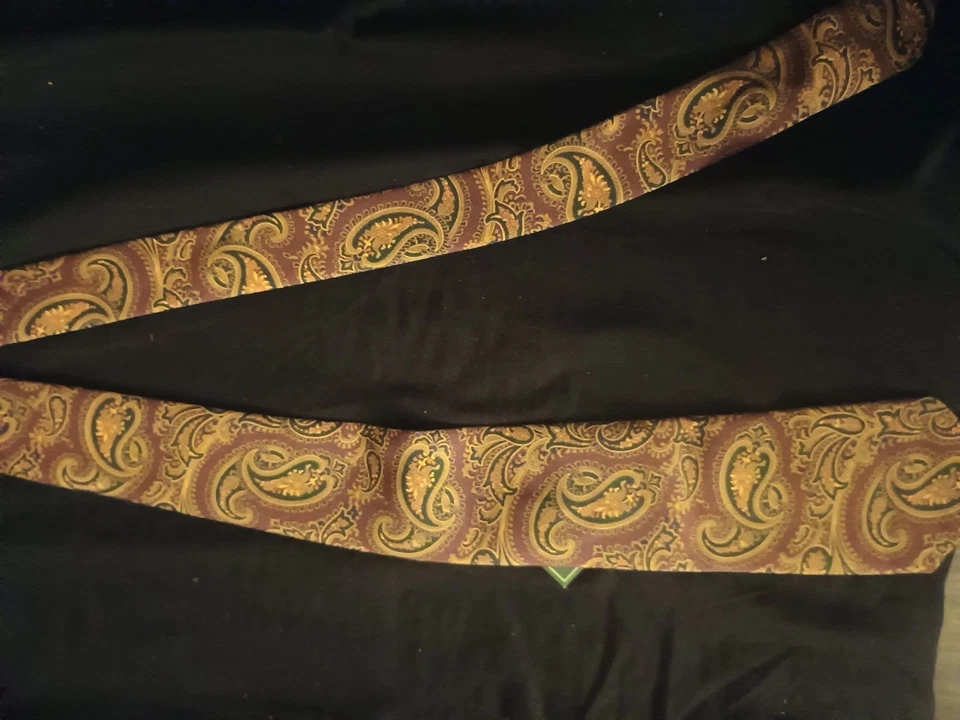 Corbata Atkinsons Royal Irish Popelín Crittenden nueva con etiquetas hecha en Irlanda Foto 4 de 4