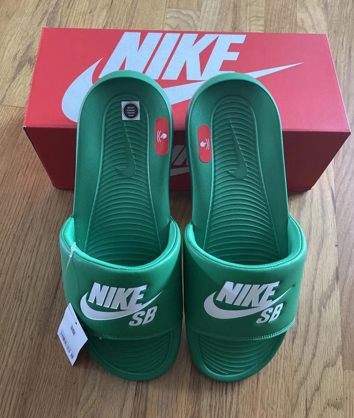 Nike Victori One Slide SB - Green/White DR2018-300 Men's Size 12