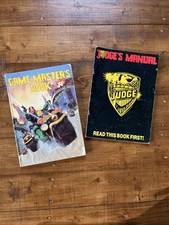 Judge Dredd Role Playing Game Games Master's Book & Judge's Handbook 1985