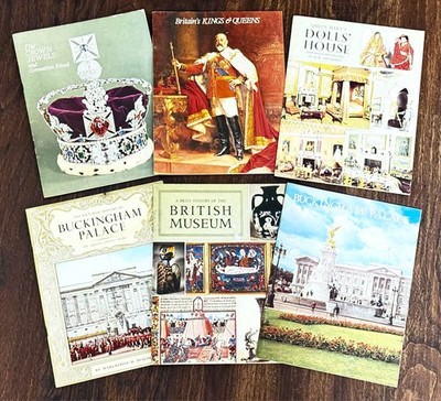 UK History Souvenir Book 60-70's The Crown Jewels Buckingham Palace Kings&Queens