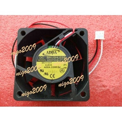 1PC ADDA 6025 AD0612UB-A73GP DC12V 0.25A 6CM 3-wire   cooling fan  #yi