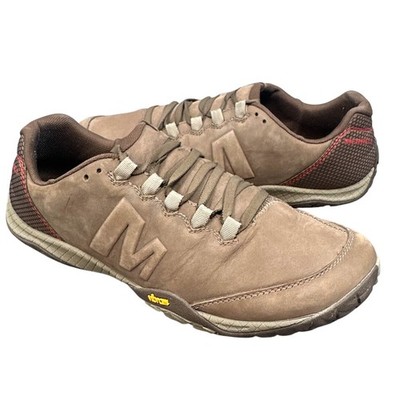 Merrell Shoe 9 Parkway Emboss Leather Running Hiking Sneaker Sporty Gorp Trail