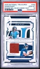 2025 National Treasures NFL Gear Cam Ward Jaxson Dart Dual Patch Rookie PSA 10