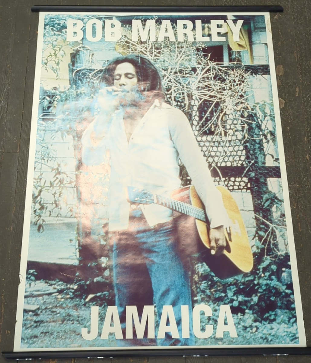 ボブマーリー ポストカード bobmarley ラスタ jamaica BOB MARLEY: Jamaica Poster 38x54 Huge Vintage Rare | eBay