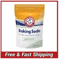 ARM  HAMMER Baking Soda Made in USA, Ideal for Baking, Pure  Natural, 2.7lb