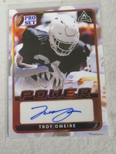 2021-2022 Leaf Pro Set Power Auto Signed Autograph~Troy Omeire Texas Longhorns