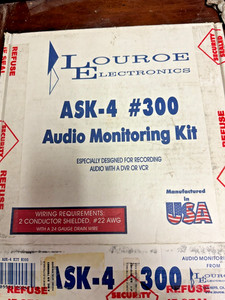 Louroe Electronics ASK-4 #300 Audio Monitoring Kit