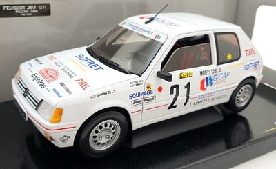 Solido Maßstab 1:18 Diecast 9047 - Peugeot 205 GTI Rallye 1988 #21 JP Ballet