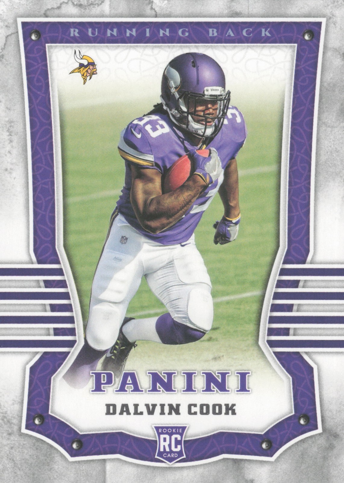 2017 Panini #109 Dalvin Cook RC Minnesota Vikings