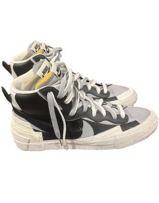 Size 12 - Sacai x Nike Blazer High Top Mid Black Grey