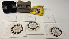 Vintage Sawyers View-Master Blk gaf Viewer Master w/38 Children's Slides READ