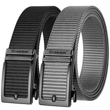 Ratchet Belt 2 Pack Golf Belts for Men Adjustable Designer Western Mens Belts...