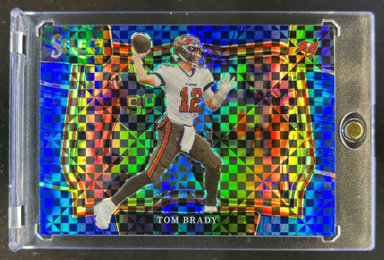 2022 Select Tom Brady Blue Prizm Field #34/49 Buccaneers