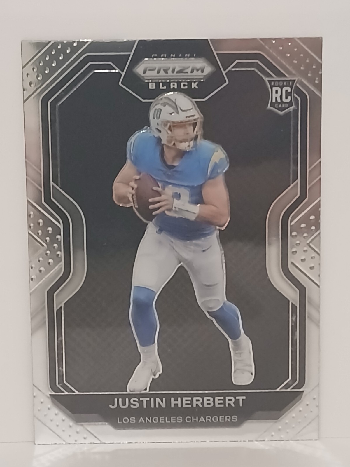 2020 Panini Chronicles - Prizm Black Justin Herbert #PB-3 (RC)