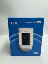 Ring Spotlight Cam Pro Batería Blanca 1080p HDR Cámara de Seguridad Exterior Sellada
