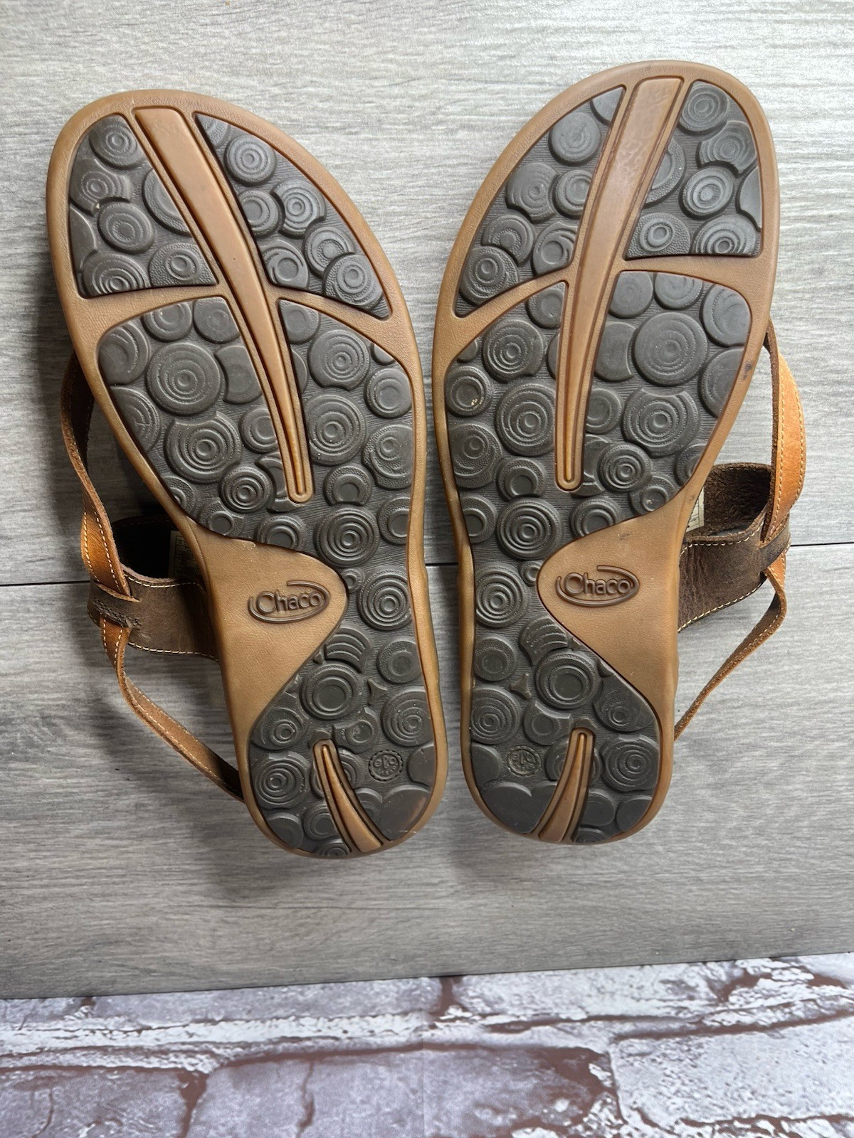 CHACO Bronze Maya II Java Brown Leather Slingback… - image 6