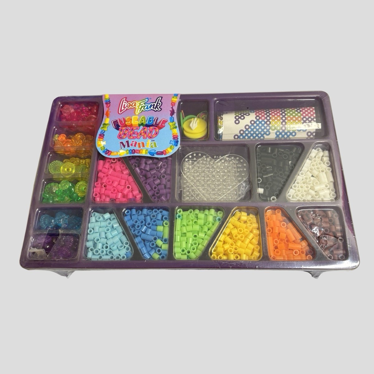 Lisa Frank Bead Mania Jewelry Making Kit Lot Of 2 Sealed NOS READ