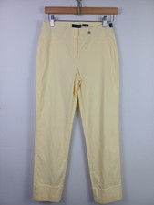 Robell Bella 09 Butter Yellow Stretch Pull On Trousers UK 8 27