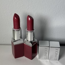 2, Clinique Pop Lip Color Primer Rouge Intense Base Lipstick 13 Love Pop