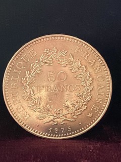 Pièce 50 Francs argent Hercule 1975