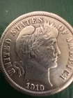 1910 barber dime 10 Cent Coin