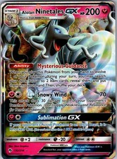 Alolan Ninetales GX 132/214 Holo GX Rare Lost Thunder Pokemon Near Mint on eBay