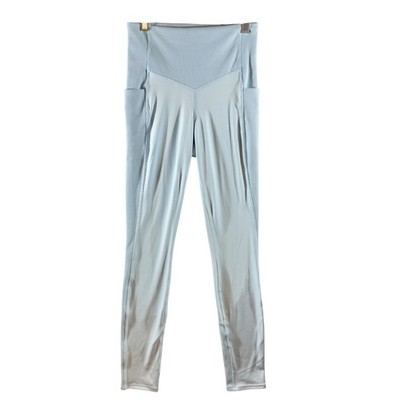 425 | The North Face Womens XS Ribbed High Rise Panel Leggings Blue UPF 40+