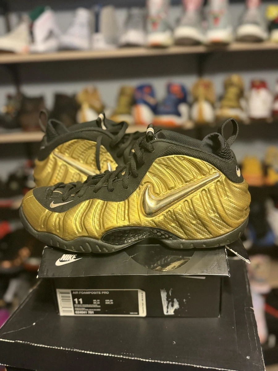 Nike Air Foamposite Pro Metallic Gold for Sale | Authenticity