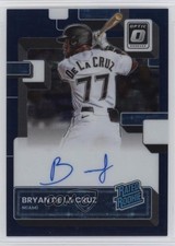 2022 Panini Donruss Optic Purple Stars Prizm 6/99 Bryan De La Cruz Auto 7xr