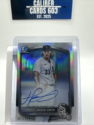 2025 Bowman Chrome #CPA-HS Hagen Smith True Refractor Auto /499