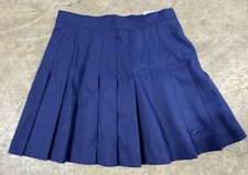 Vintage Nike Tennis Skirt Sz. 25 Pleated Navy Prep 90s Y2K USA Made Tenniscore