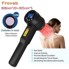 12W MLS Laser Therapy Device 25Diodes 808nm 905nm For Pain Relief Osteoarthritis