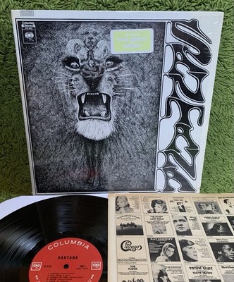 SANTANA s/t Columbia 1969 press SHRINK HYPE + INNER psych 2-EYE *J. ZACK CREDIT*