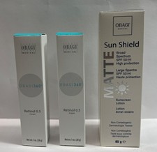 OBAGI SUNSHIELD MATTE  SPF50-RETINOL 0.5 1 oz x 2 BRAND NEW-AUTHENTIC