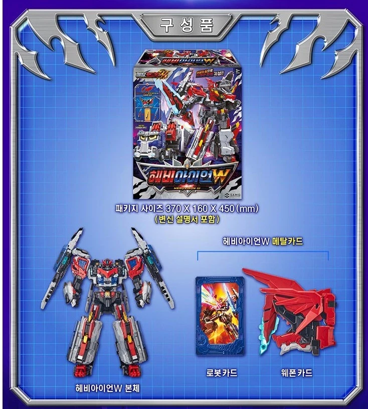 Metal Cardbot W HEAVY IRON W Transforming Robot Trailer Cargo Truck Car Toy 2025 - Image 4 of 4