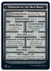 Dungeon of the Mad Mage // Goblin Double-Sided Token NM Forgotten Realms