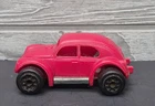 Vintage 1970's Tonka Mini Totes Volkswagen Beetle VW Bug Red 2" Car Plastic USA